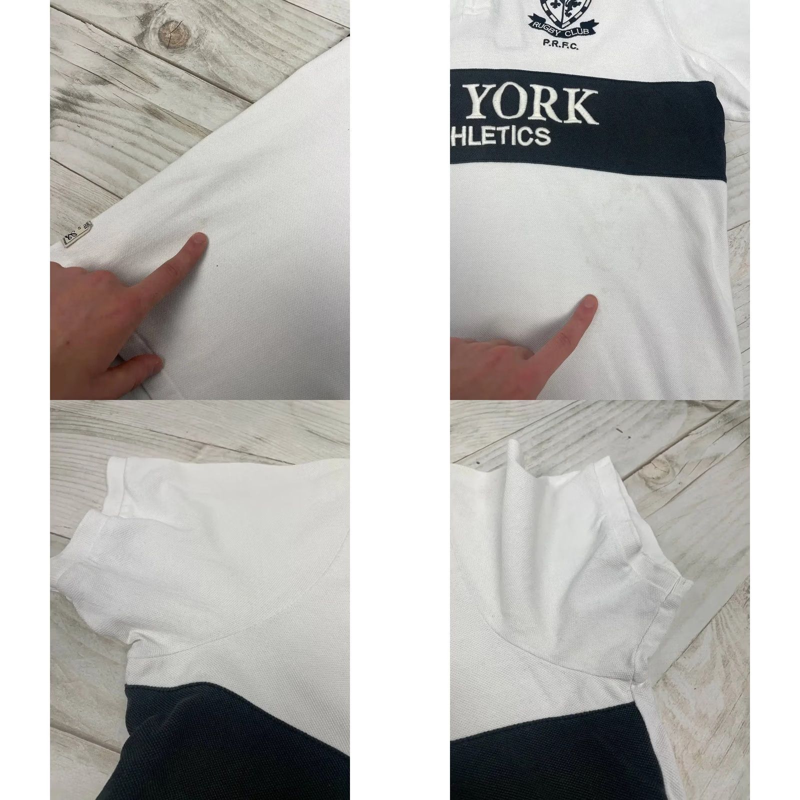 Polo Ralph Lauren VINTAGE Polo Ralph Lauren Polo Shirt White Big Logo Men XL Size US XL / EU 56 / 4 - 8 Thumbnail