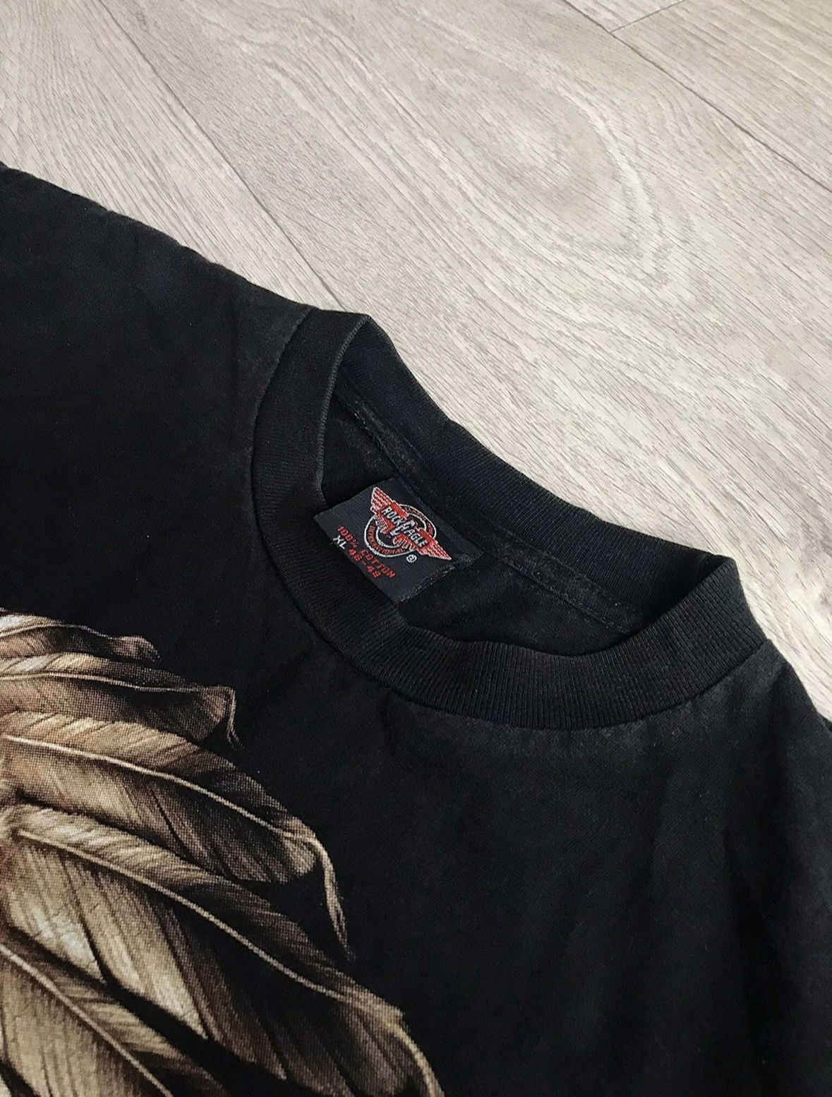 Indian Motorcycle × Vintage 🔷Vintage Jessie James Spirit of America Biker T-shirt 90s🔷 Size US XL / EU 56 / 4 - 4 Thumbnail