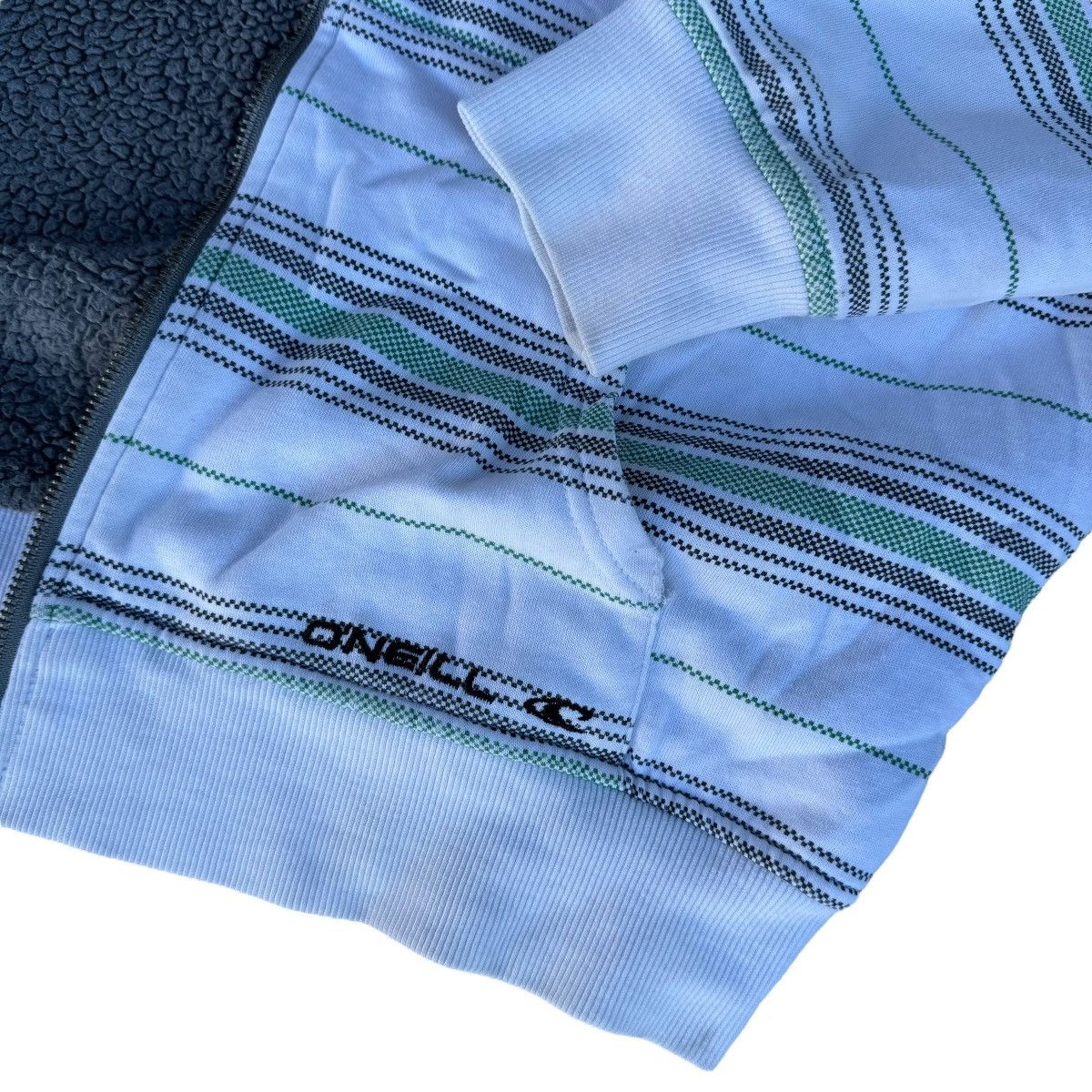 O'Neill × Quiksilver × Vintage Sherpa Lined O’Neill Y2K Heavyweight Zip Up Fleece Hoodie Size US XL / EU 56 / 4 - 6 Thumbnail