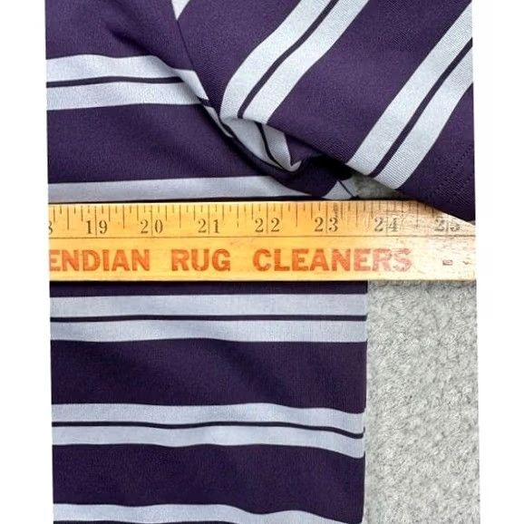 Under Armour Under Armour Shirt Mens XL HeatGear Purple Regimental Striped Golf Polo Rugby Polo Shirt Mens XL Purple Striped HeatGear Golf Polo Rugby Size US XL / EU 56 / 4 - 6 Thumbnail