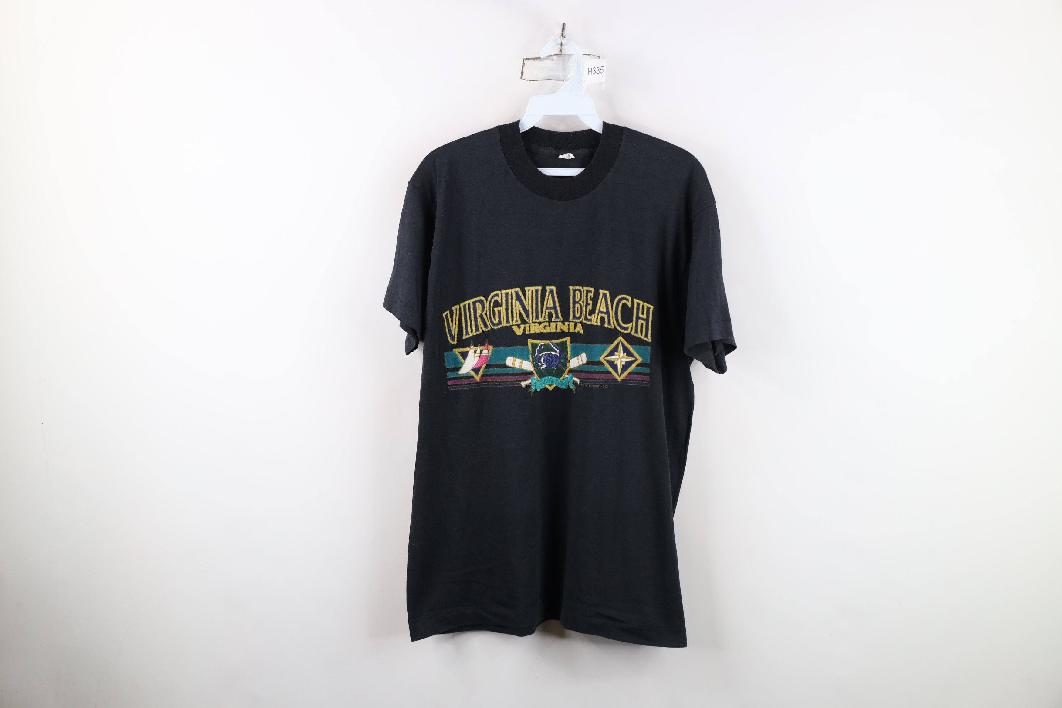 Vintage Vintage 80s 90s Streetwear Beach Virginia T-Shirt USA Size XL / US 12-14 / IT 48-50 - 1 Thumbnail