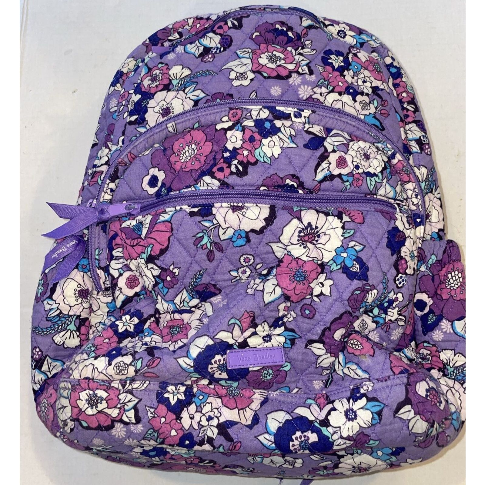 VERA BRADLEY Garden Floral Purple Backpack Vera Bradley Women main image 3