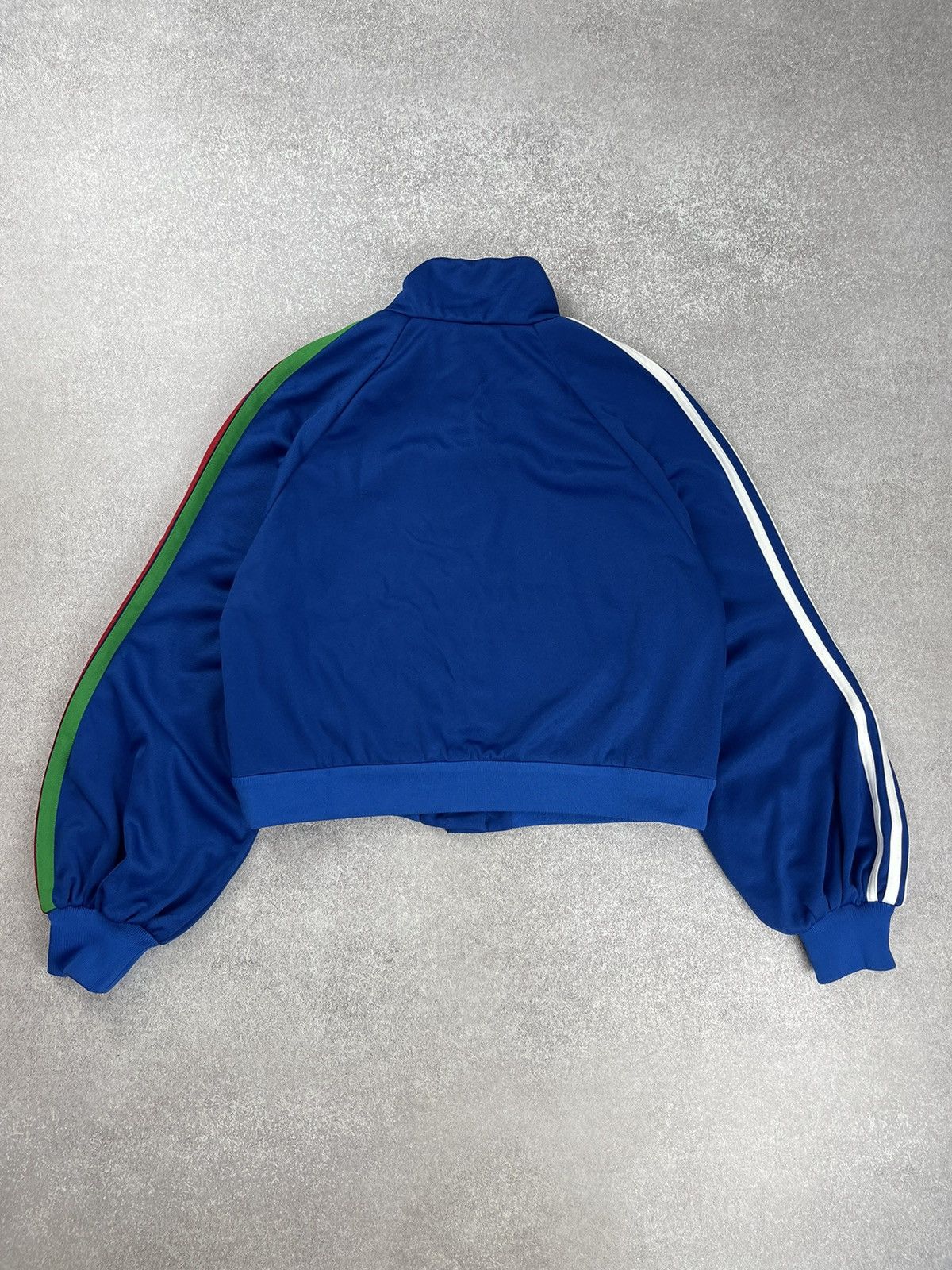 Adidas × Gucci Adidas x Gucci Cropped Jacket Cobalt Blue Size XS Size XS / US 0-2 / IT 36-38 - 12 Thumbnail