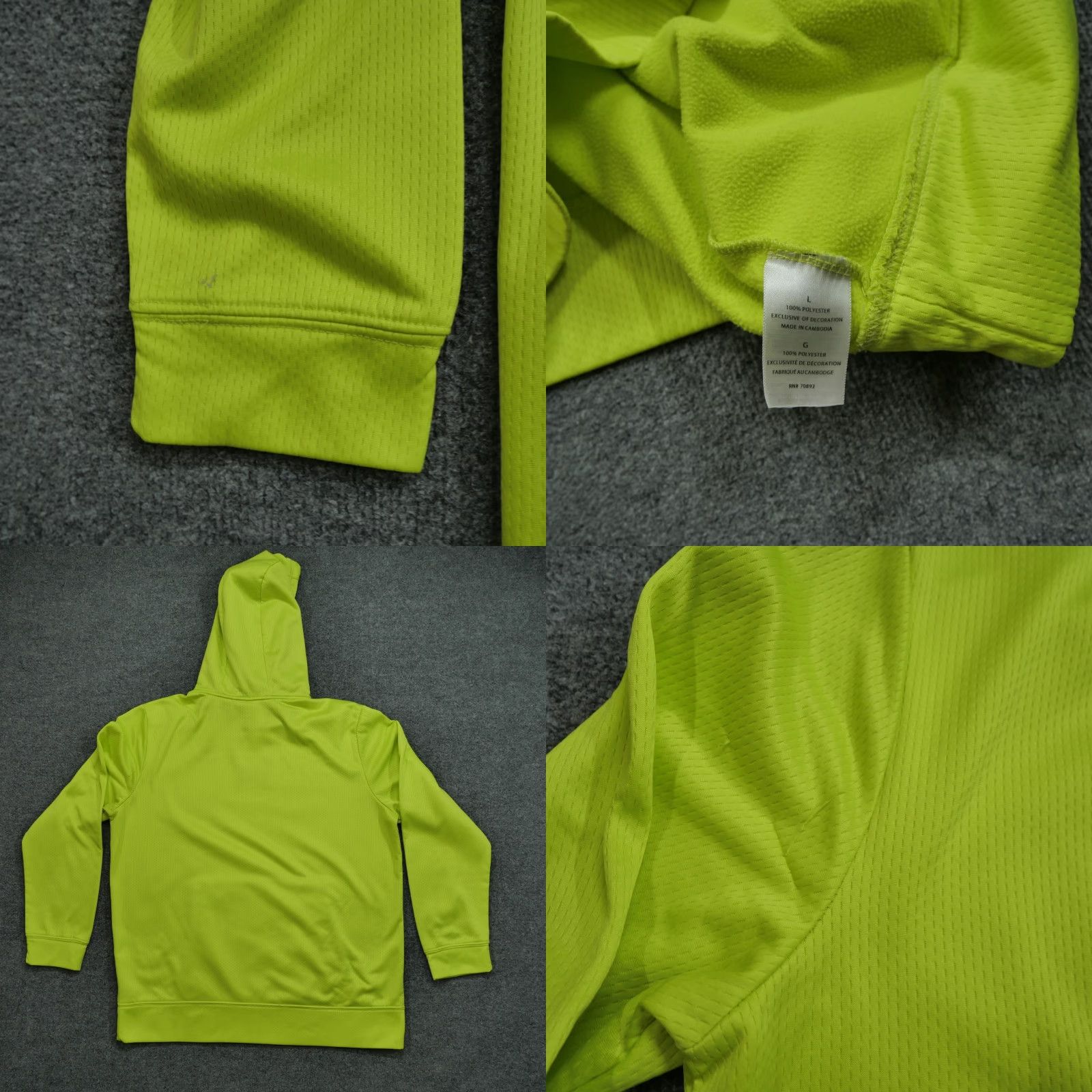 Tapout Tapout Hoodie Mens Large Neon Yellow Pullover Adult Size US L / EU 52-54 / 3 - 8 Thumbnail