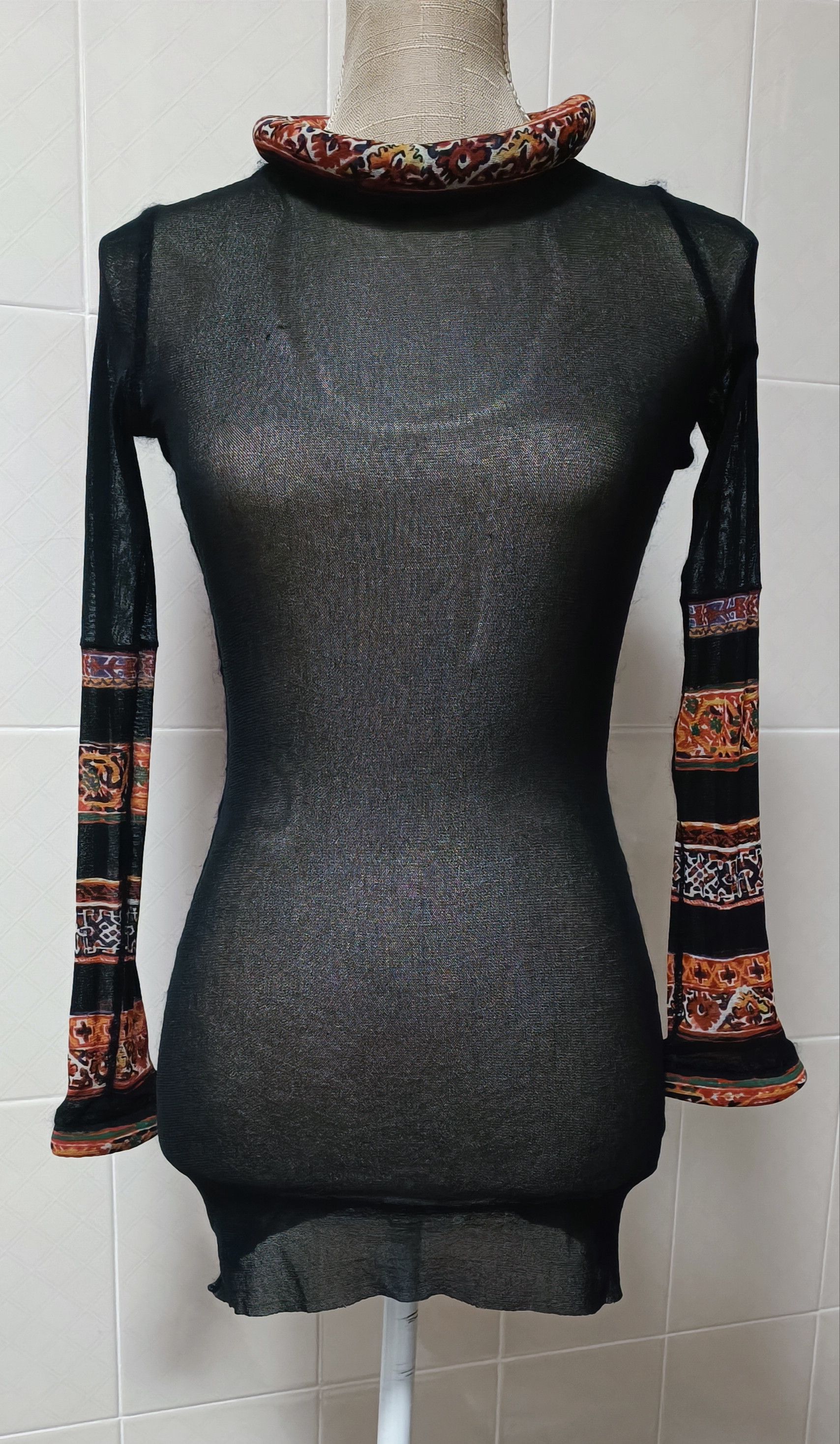 Jean Paul Gaultier JEAN PAUL GAULTIER F/W 1997 FIGHT RACISM MESH