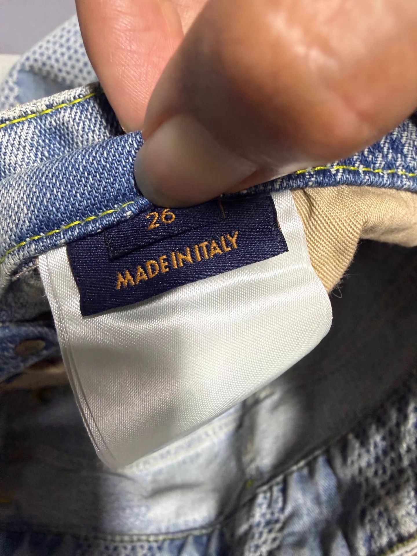 Louis Vuitton LV x Pharrell SS25 White Blue Damier Denim Pants 26 Size 26" / US 2 / IT 38 - 5 Thumbnail