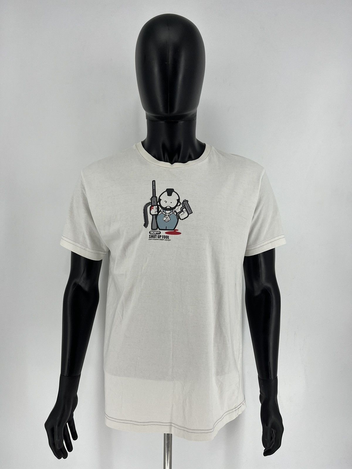 Cartoon Network Vintage 06 Pulp Fiction Movie Cartoon by Scam Gangster TShir Size US XL / EU 56 / 4 - 2 Thumbnail