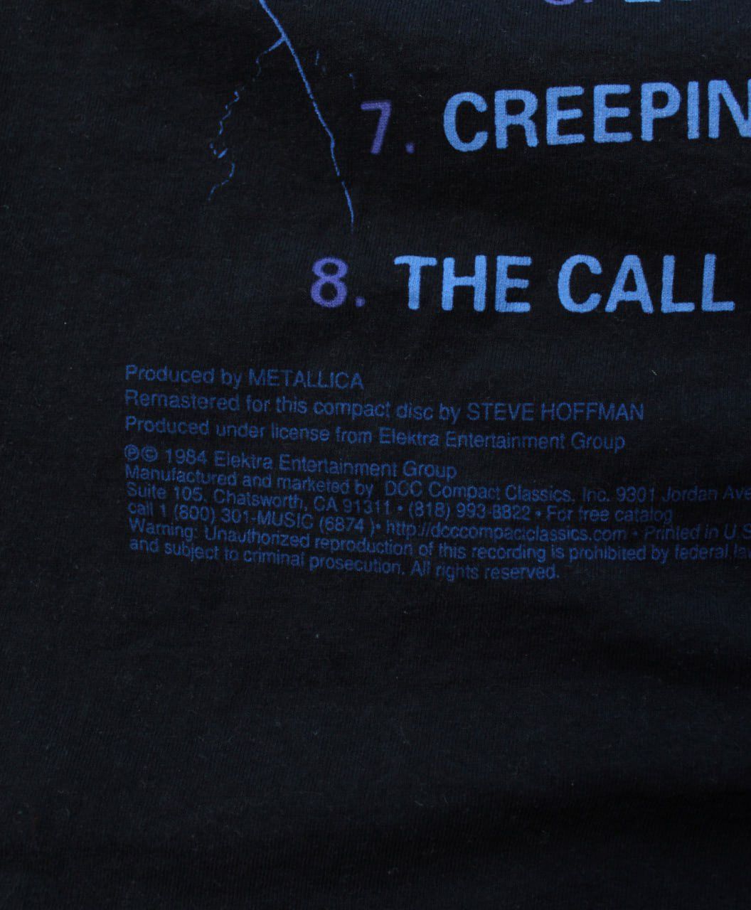 Metallica 🔥 Metallica 2017 Ride The Lightning Album T Shirt Metal Band Size US S / EU 44-46 / 1 - 5 Thumbnail