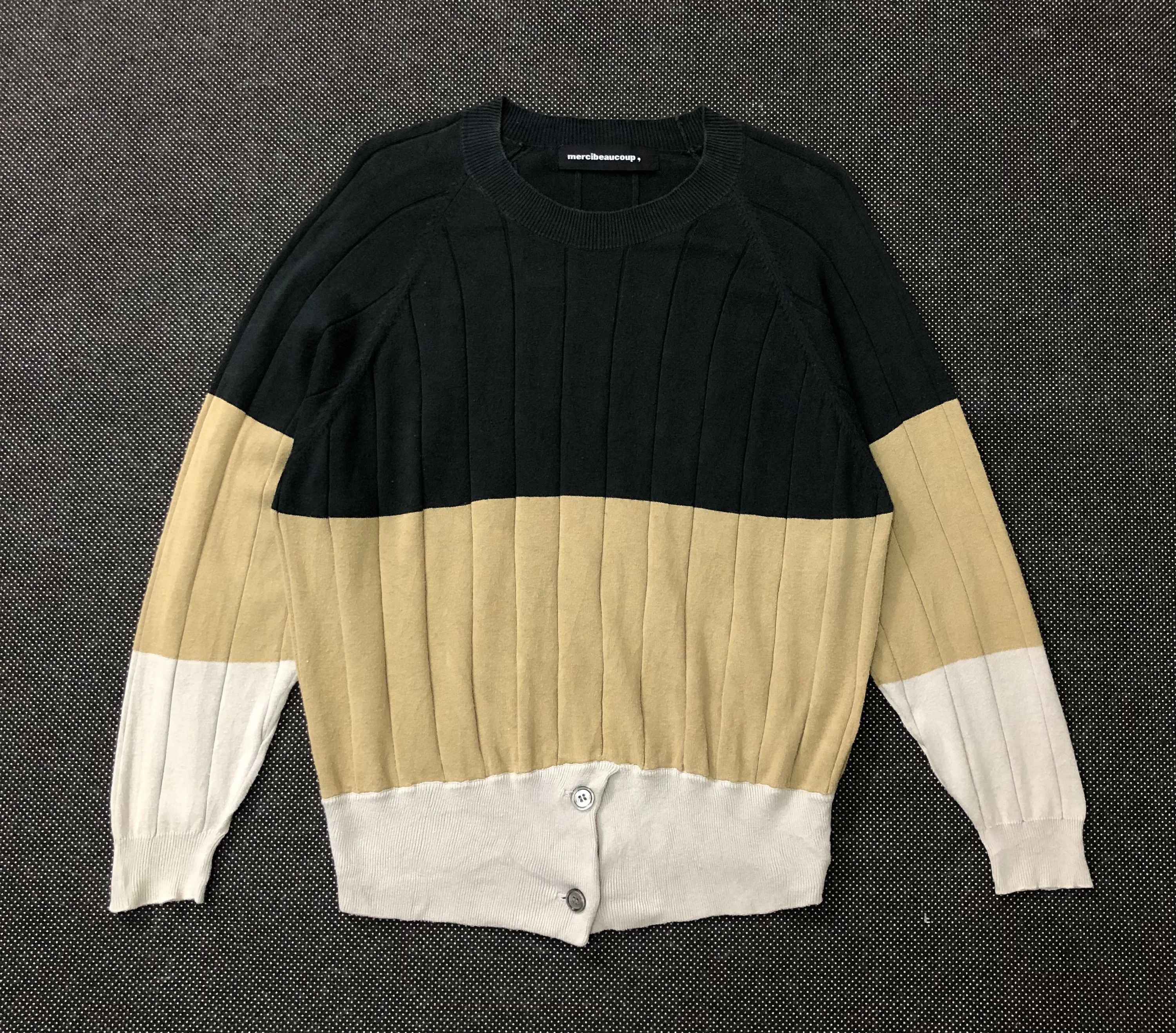 Issey Miyake A/W2017 MERCIBEAUCOUP ISSEY MIYAKE KNIT PULLOVER Size M / US 6-8 / IT 42-44 - 1 Thumbnail