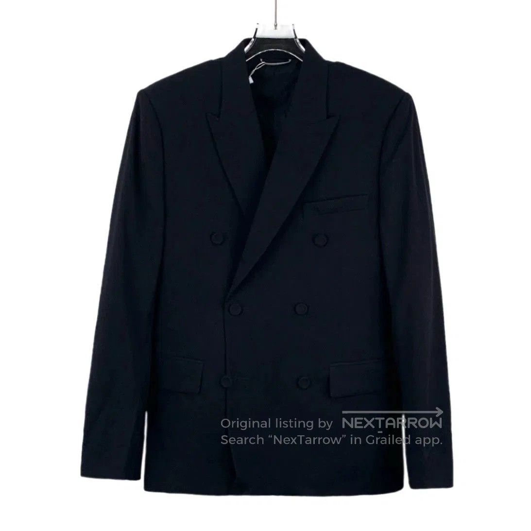 Dior Dior Black Wool Double-Breasted Blazer. Size US M / EU 48-50 / 2 - 1 Thumbnail