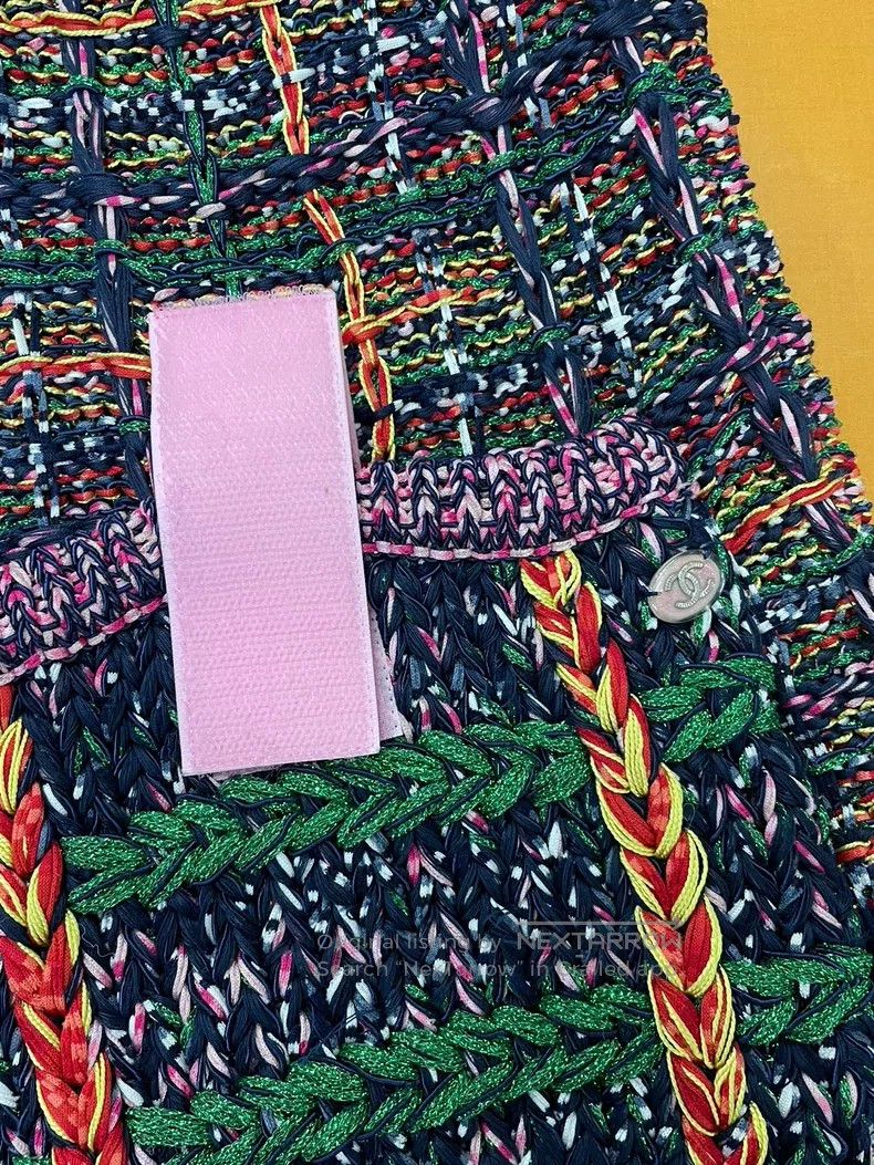 Chanel Chanel Data Centre Series Colourful Woven Long Hooded Vest Size XXS / US 00 / IT 34 - 2 Thumbnail