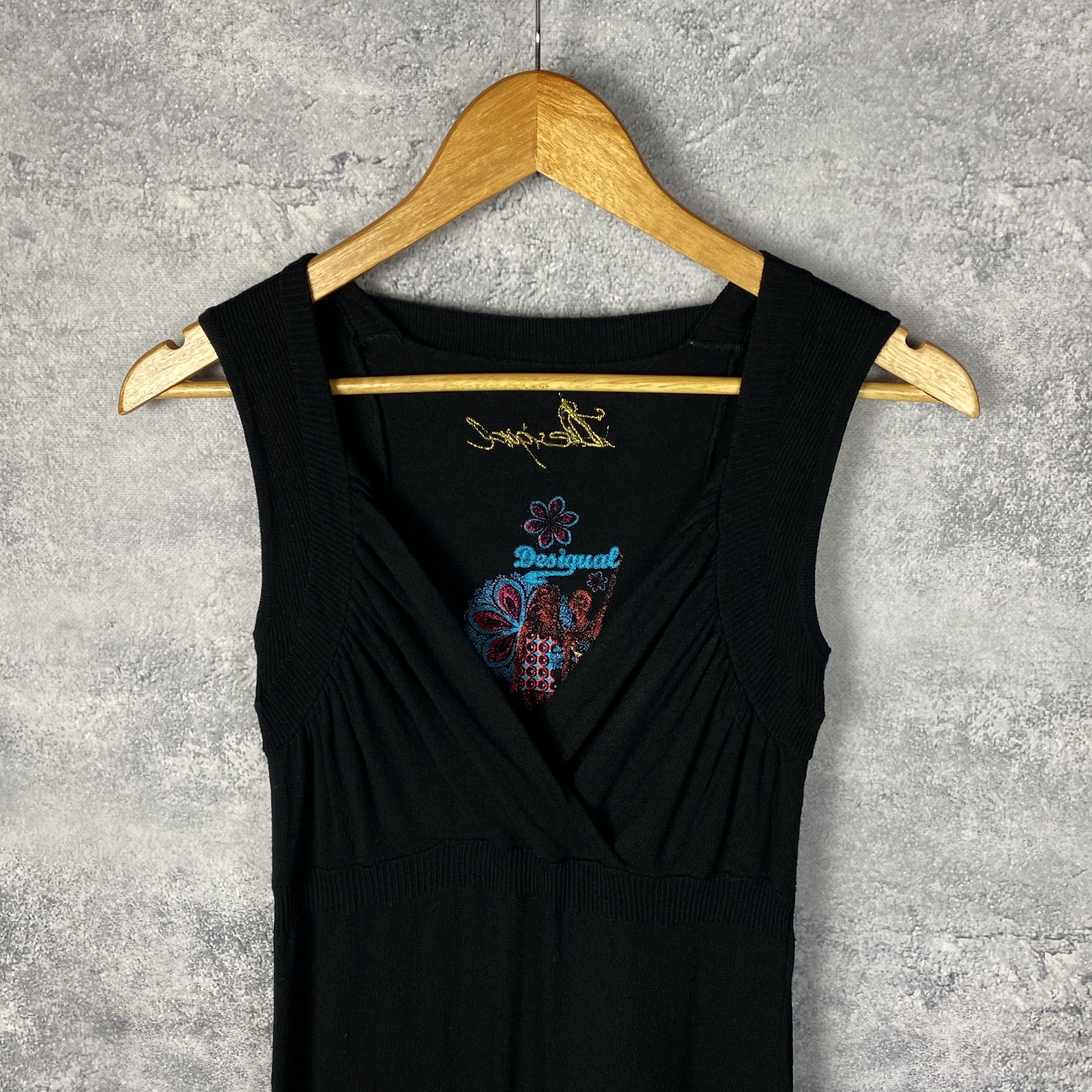 Desigual Desigual Dress Women's Size S Black L Sleeveless Size L / US 10 / IT 46 - 2 Thumbnail