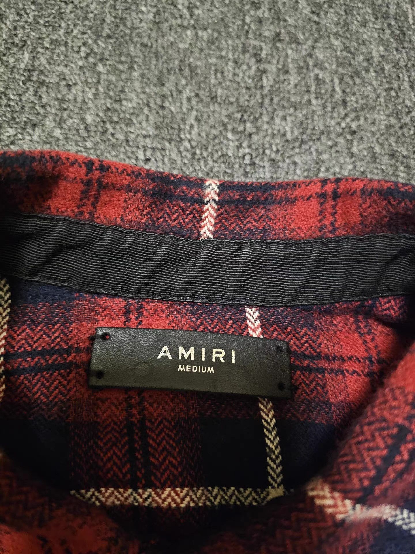 Amiri Amiri Red Plaid Shirt, Q4 Size US M / EU 48-50 / 2 - 4 Thumbnail