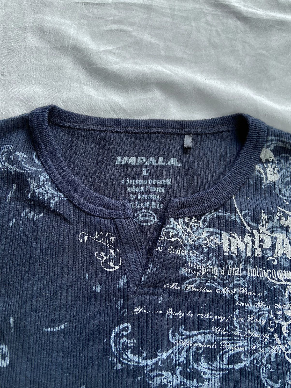 Japanese Brand JAPANESE IMPALA POEM QUOTED TEE Size US L / EU 52-54 / 3 - 5 Thumbnail
