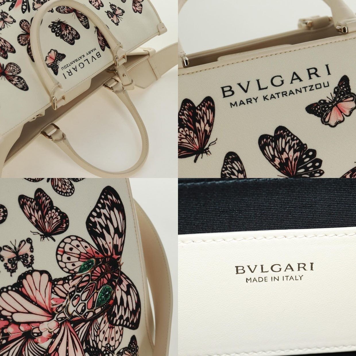 Bvlgari Bvlgari Canvas Bag Mary Katrantzou White Gold Size ONE SIZE - 11 Thumbnail
