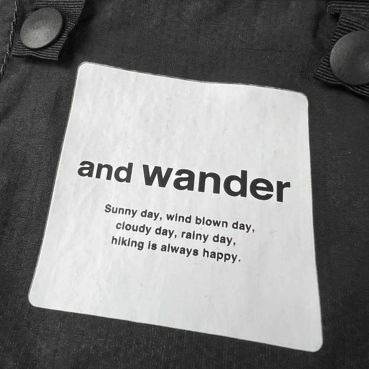 And Wander and wander Pertex Nylon Rip Jacket Size US M / EU 48-50 / 2 - 6 Thumbnail