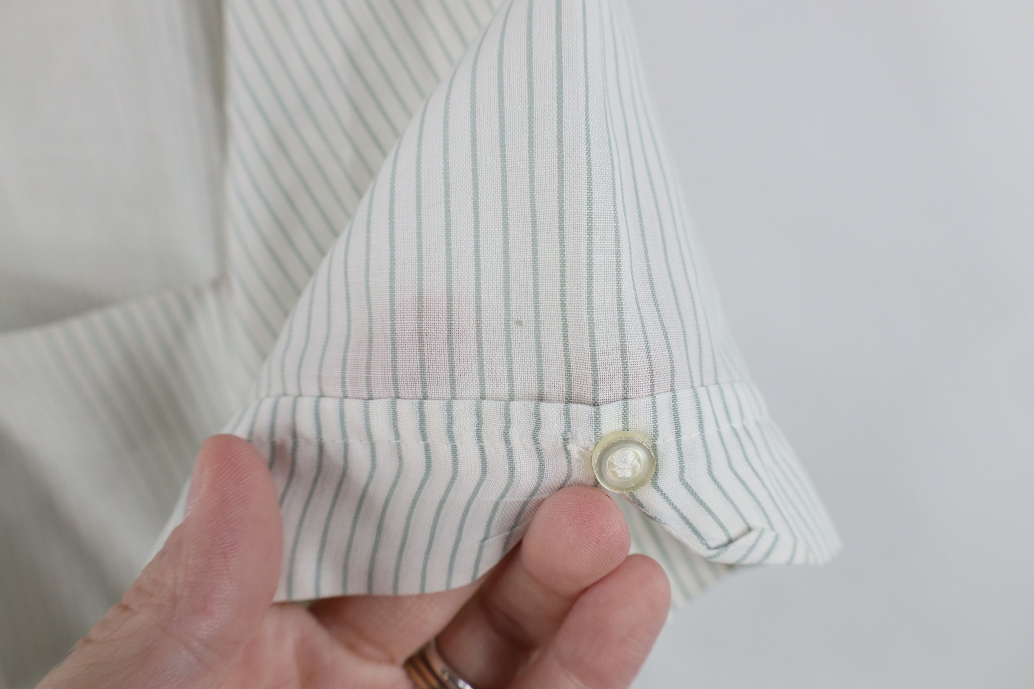 Vintage Vintage 50s 60s Macys Button Sleeve Collared Shirt Size US M / EU 48-50 / 2 - 8 Thumbnail