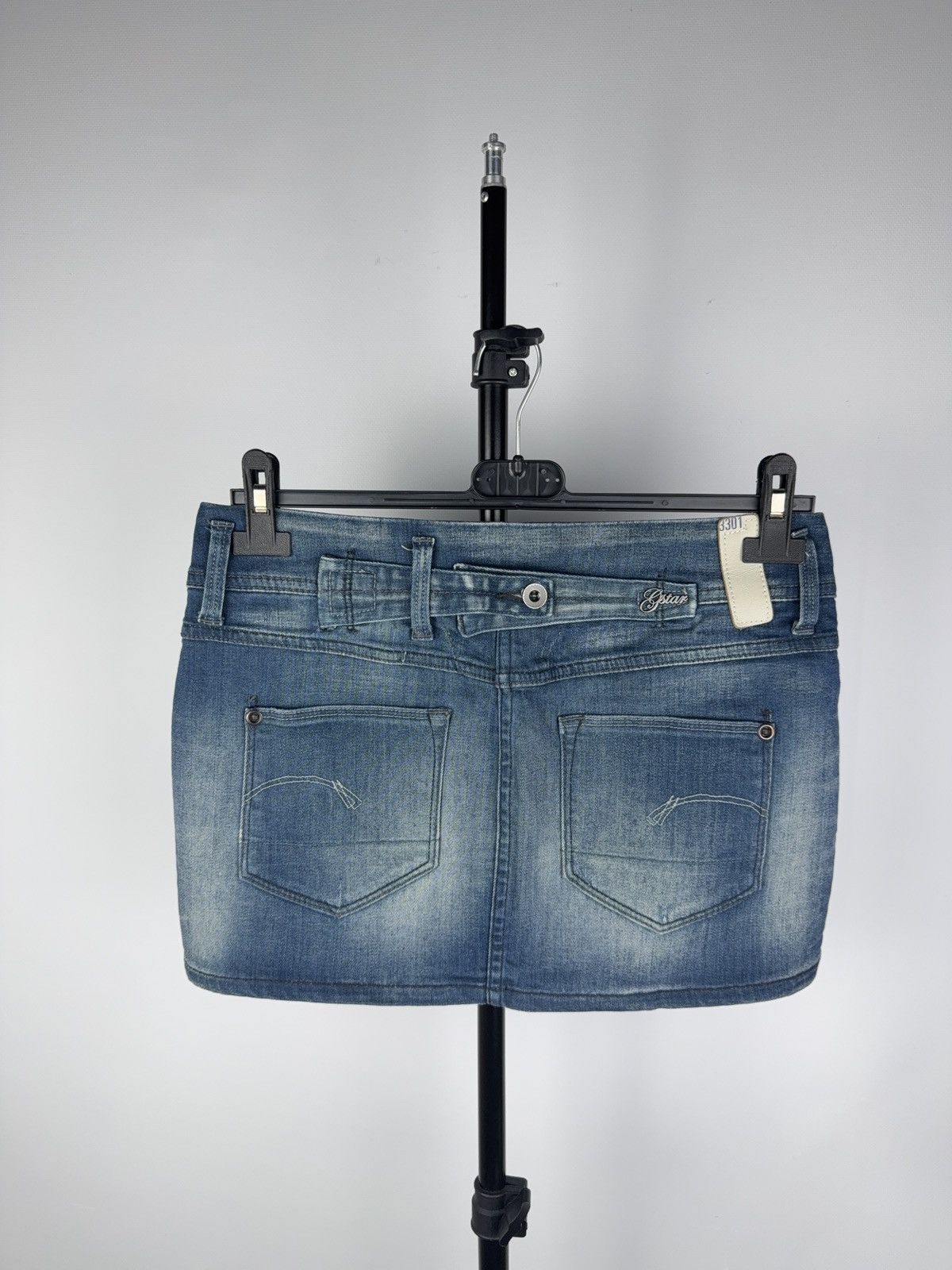 G-Star × If Six Was Nine Vintage Y2K G STAR RAW Japanese Casual Mini Skirt 90s Style Size 27" / US 4 / IT 40 - 5 Thumbnail