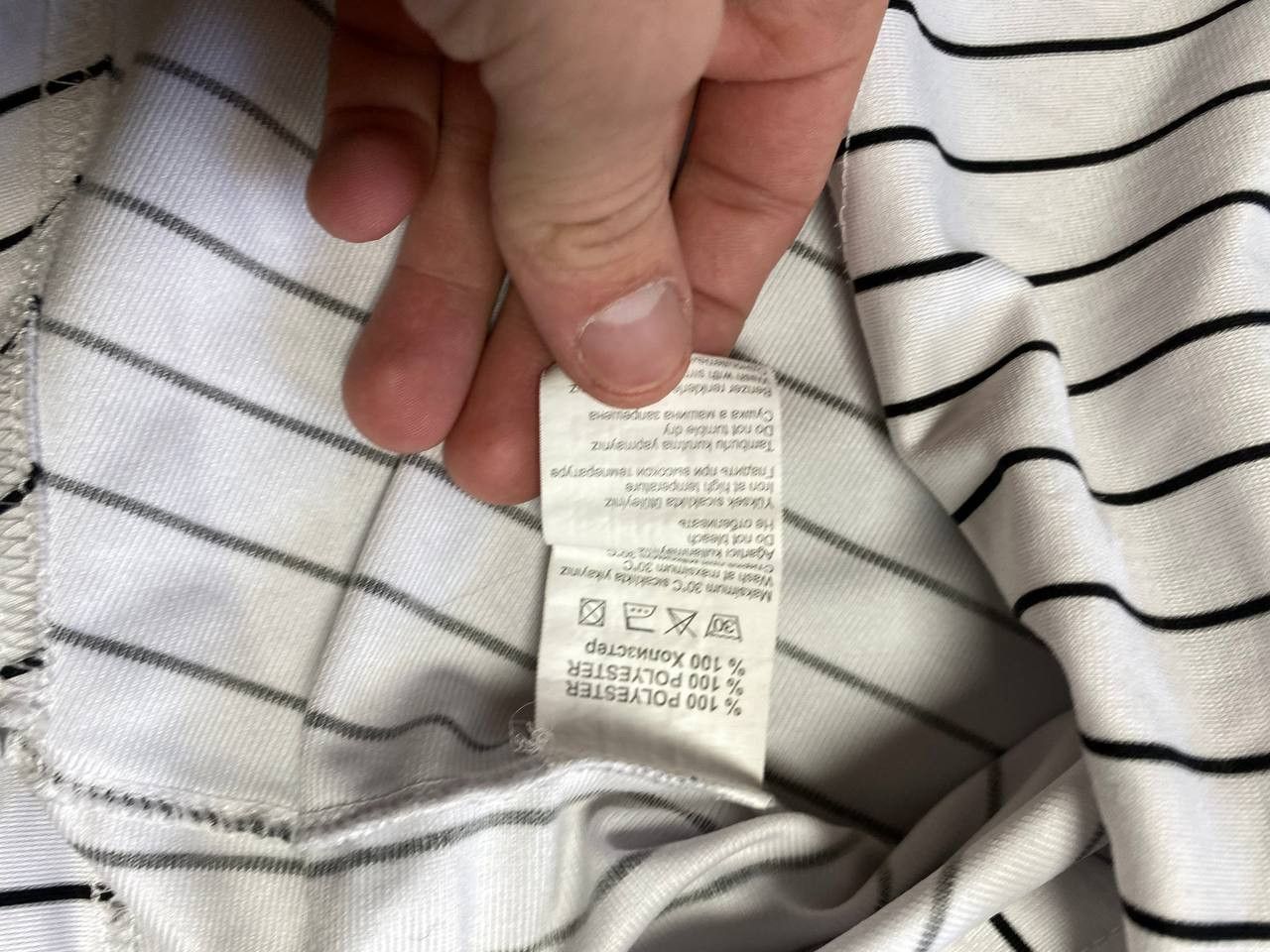Vintage Vintage shirt striped Basketball Collection Chicago big logo Size US M / EU 48-50 / 2 - 4 Thumbnail