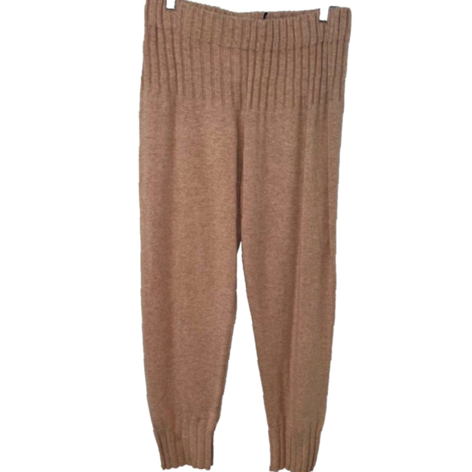 Vintage Leo & Ugo Womens Pants Beige Size 5 High Rise Wide Leg Dress Pant 100% Wool Size 27" / US 4 / IT 40 - 7 Thumbnail