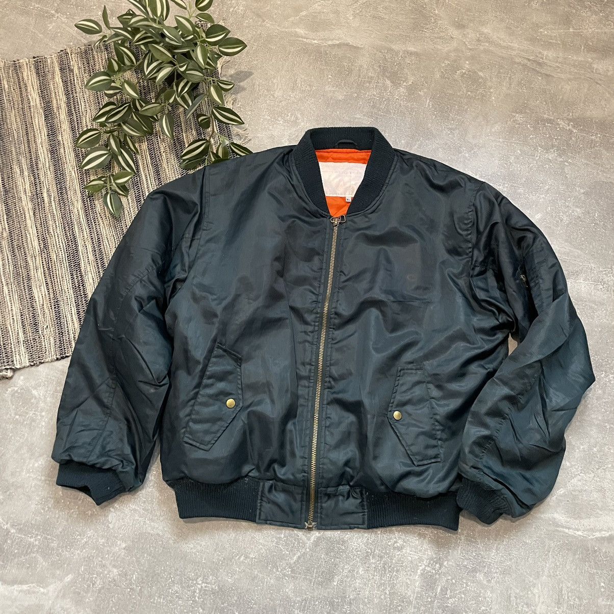 ジャケット・アウター 80s-90s MA-1 Vintage JAPAN JACKET alpha ma1 bomber 90s 80s punk rock goth