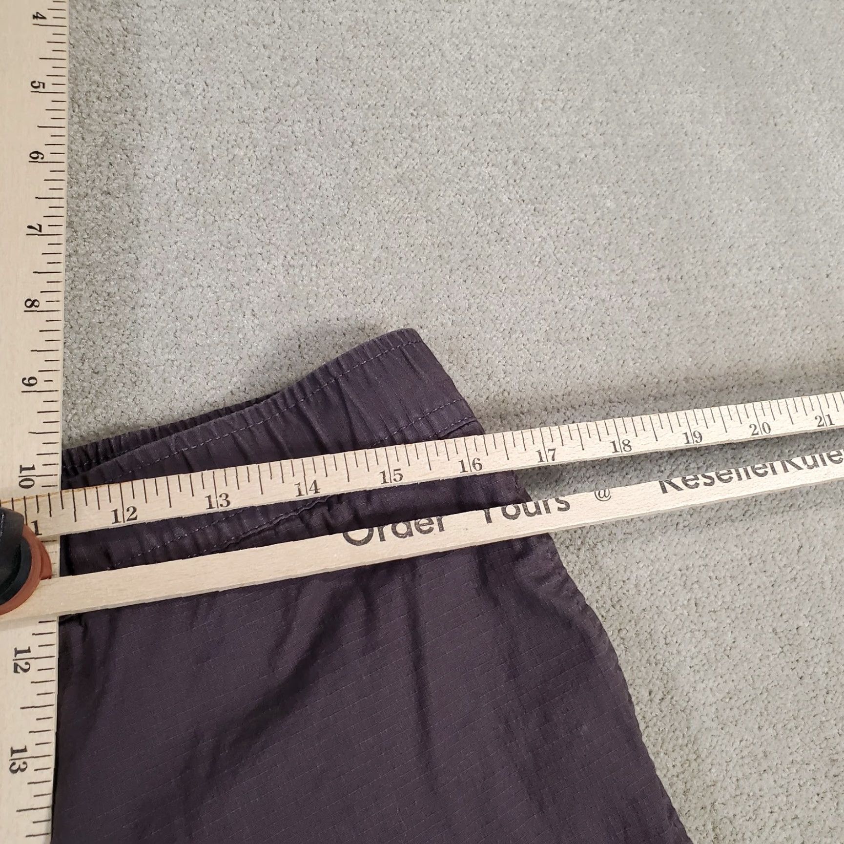 Vuori Vuori Ripstop Shorts Mens Large Gray Performance Stretch Drawstring Logo V370 Size US 33 - 4 Thumbnail