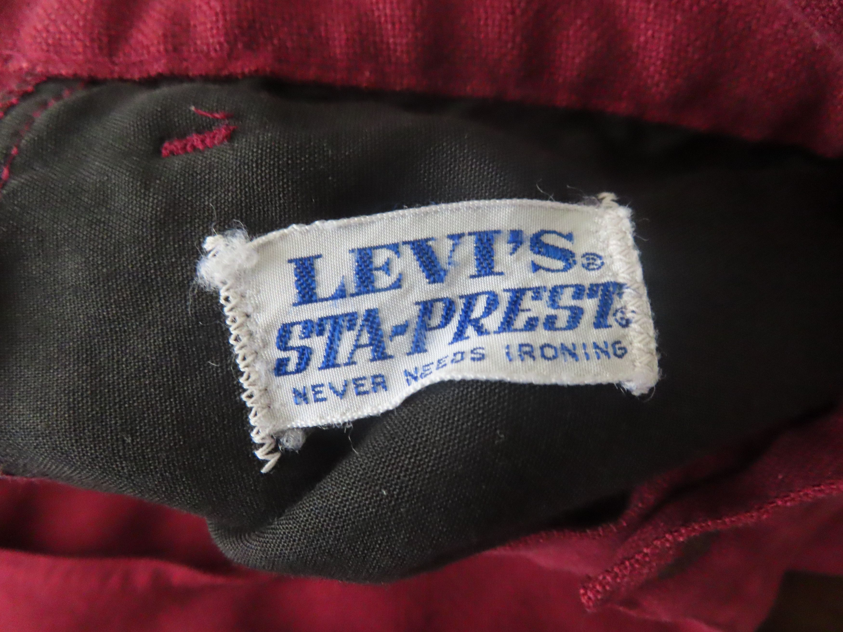 Levi's × Vintage Vintage Levi’s Sta-prest Big E Pants 70s Flared Size US 36 / EU 52 - 5 Thumbnail