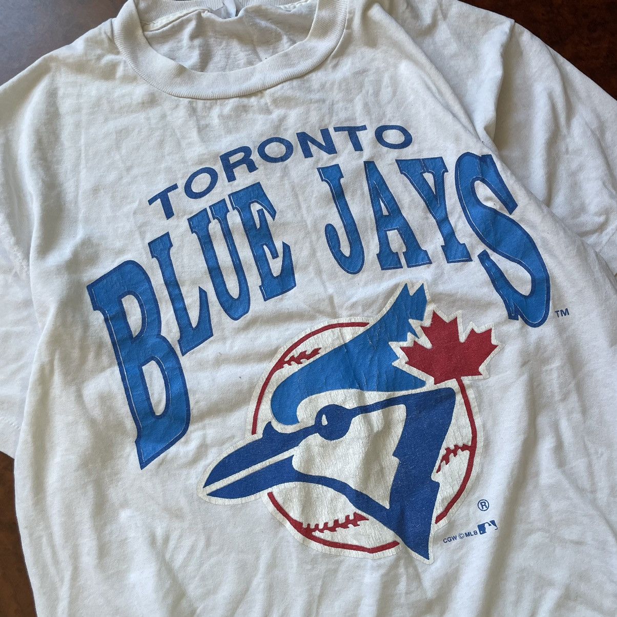 MLB × Vintage Vintage 90s Toronto Blue Jays Shirt 1988 MLB Single Stitch Size US M / EU 48-50 / 2 - 4 Thumbnail
