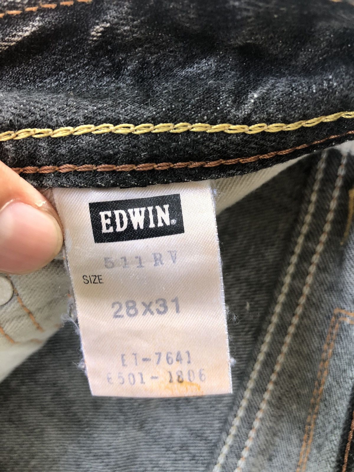 Edwin Japanese Edwin Flared Jeans Distressed Jeans 511 RV Size US 31 - 19 Thumbnail