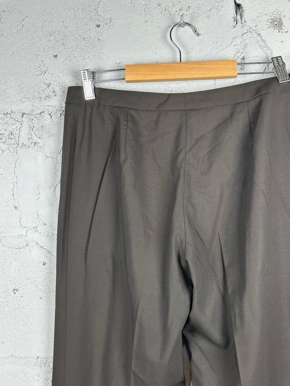 Loro Piana LORO PIANA Wool Women Wide Casual Trousers Size 28" / US 6 / IT 42 - 6 Thumbnail