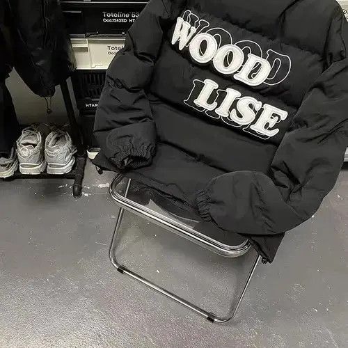 VIBE Street lettering blur printed winter thick coat Size US M / EU 48-50 / 2 - 2 Thumbnail