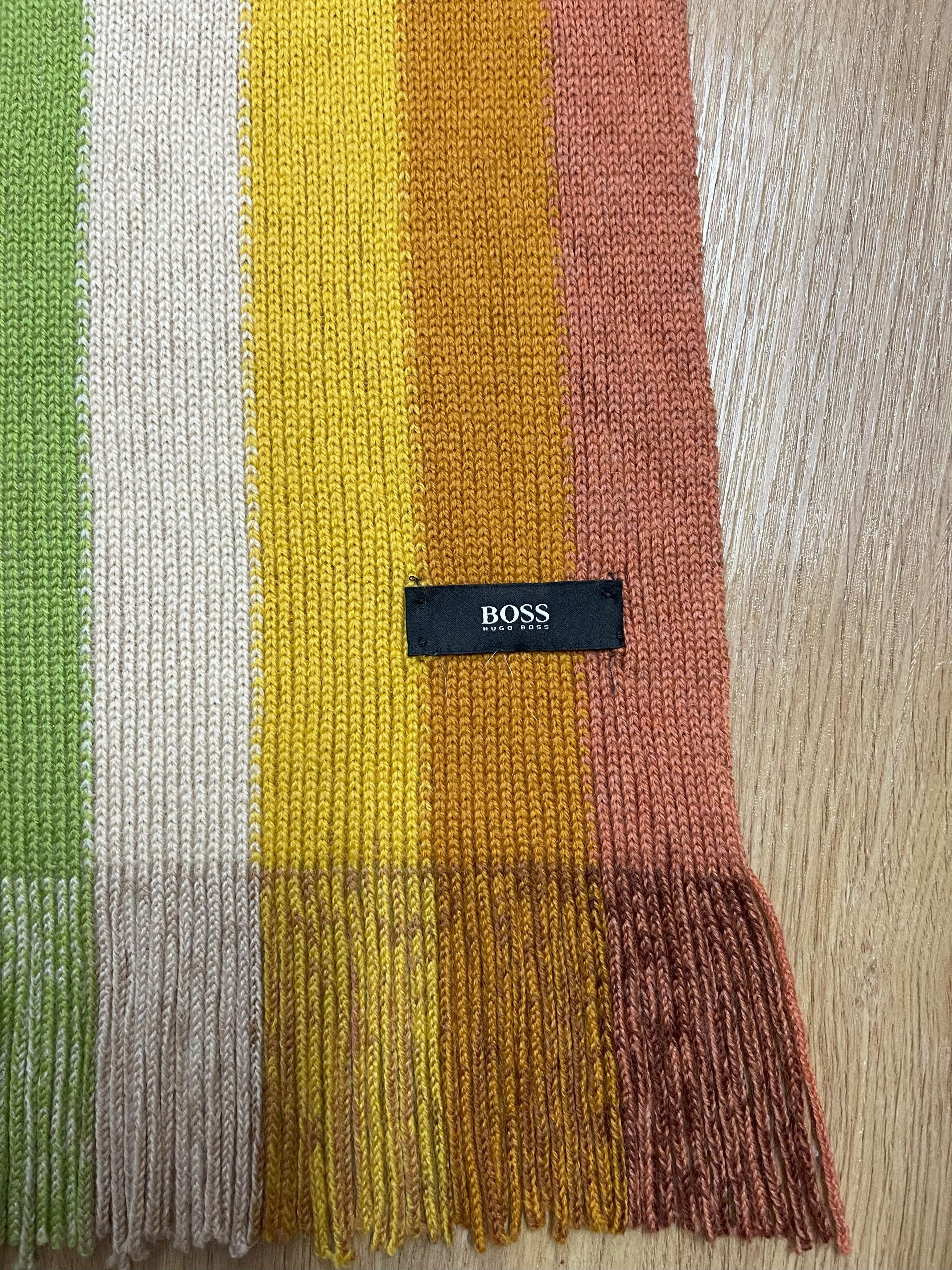 Hugo Boss Vintage Hugo Boss Scarf / Muffler - 6086 Size ONE SIZE - 12 Thumbnail
