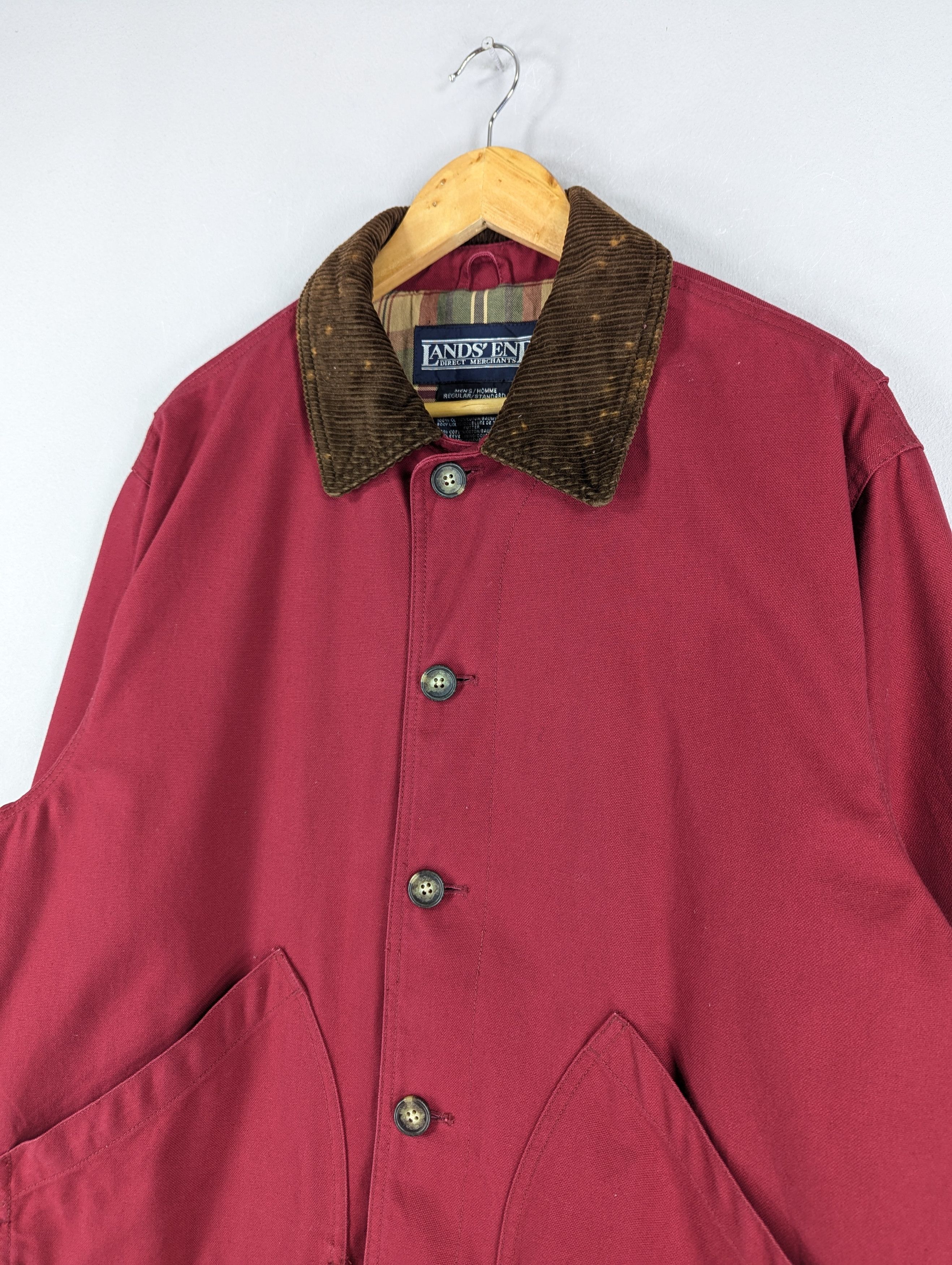 Lands' End Vintage 90s Lands End Duck Canvas Chore Jacket Size US M / EU 48-50 / 2 - 4 Thumbnail