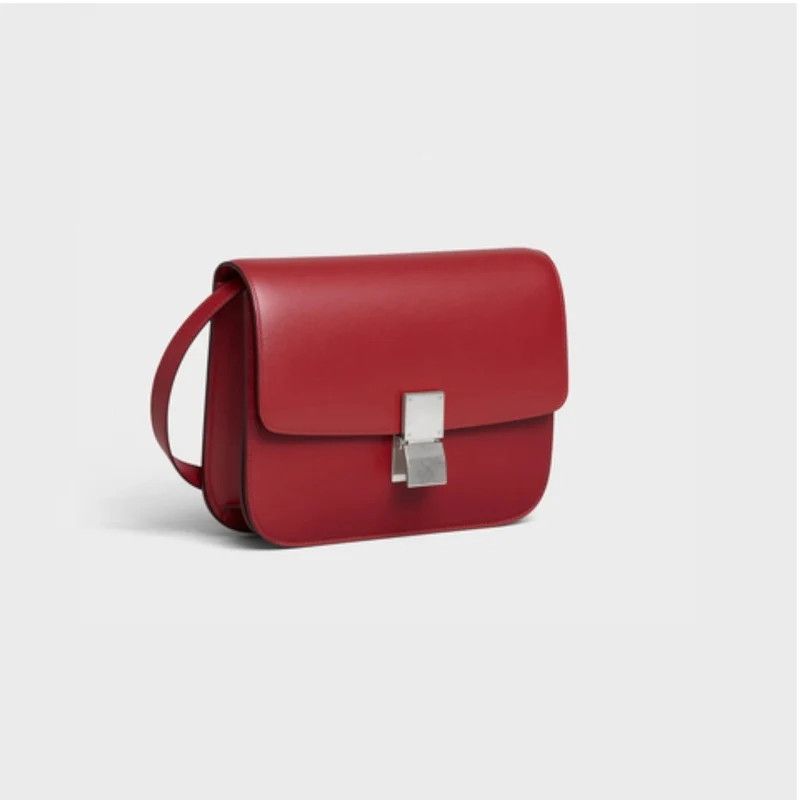 Celine o1w1db10426 Size: OS/Medium Classic Bag in Red Size ONE SIZE - 2 Thumbnail
