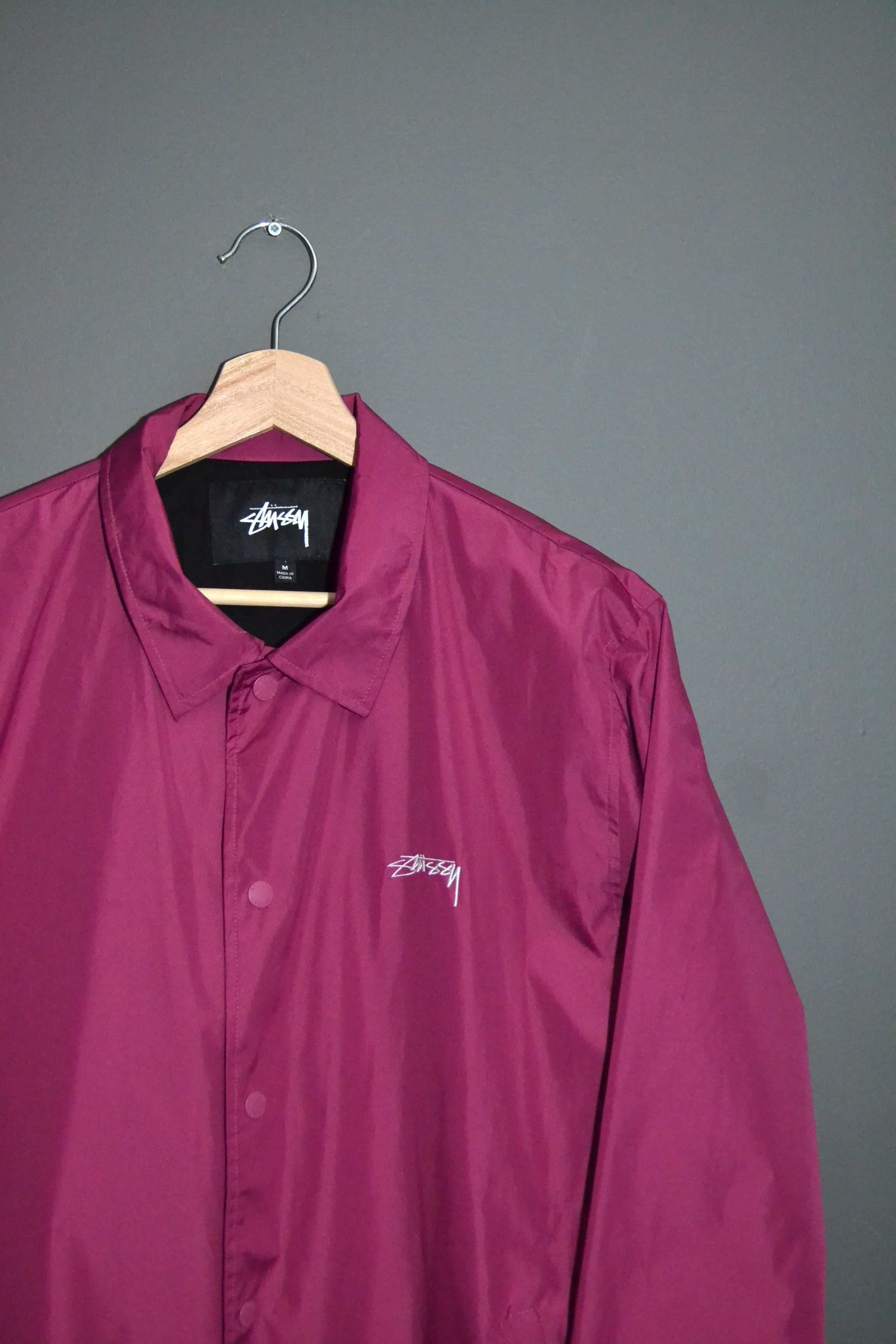Stussy Stussy Purple Boxy M size Coach Jacket Size US M / EU 48-50 / 2 - 2 Thumbnail