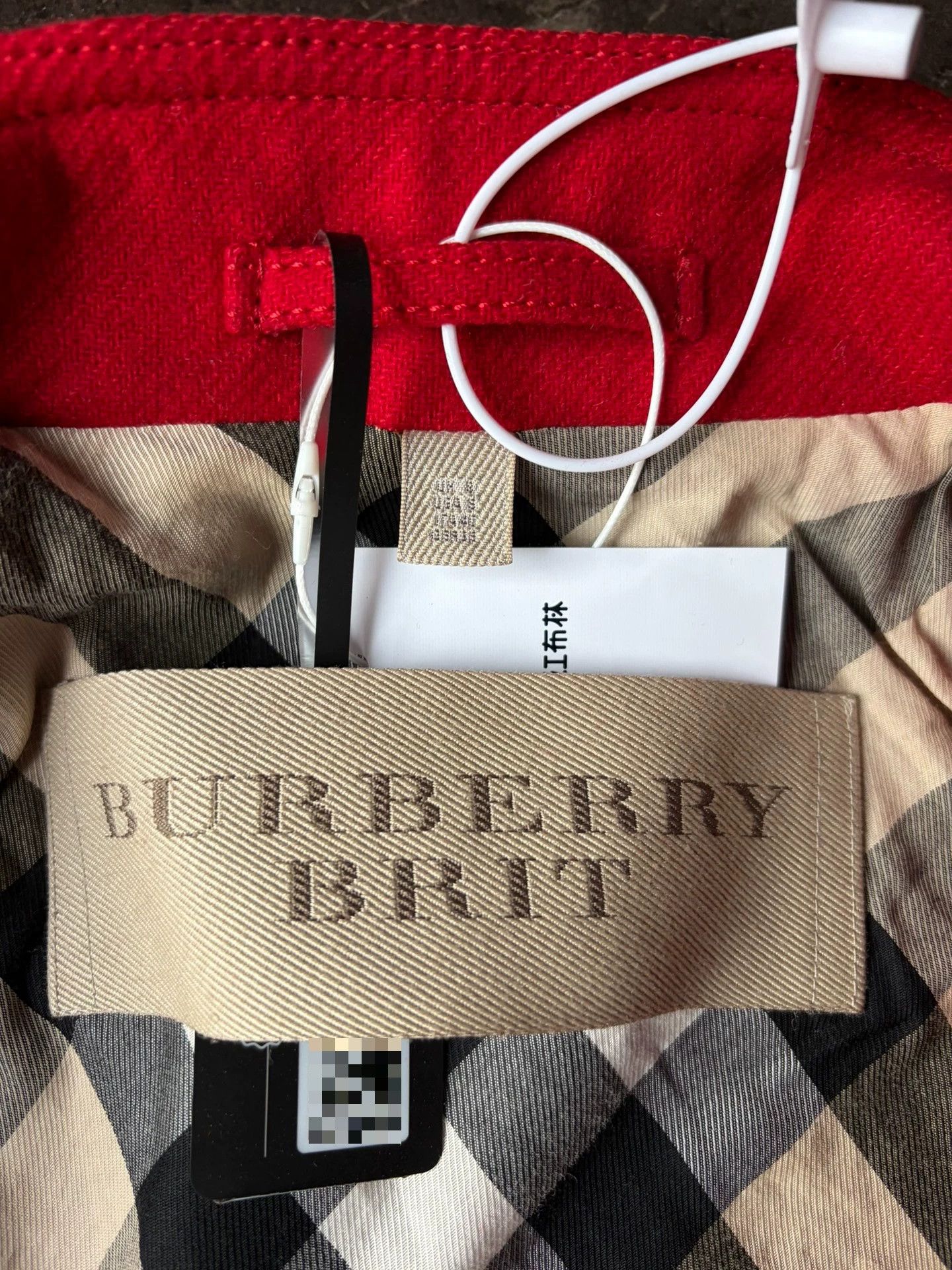 Burberry Burberry Red Double-Breasted Long Wool Coat UK8 Size S / US 4 / IT 40 - 3 Thumbnail