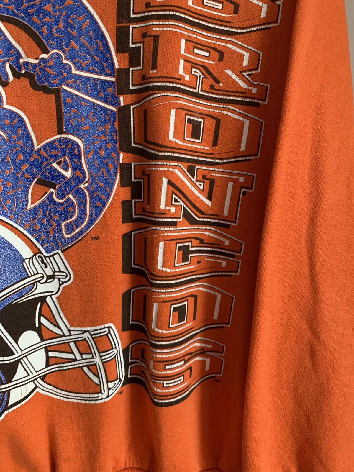 NFL Vintage 80s NFL Sweatshirt Denver Broncos Retro Made In USA Size US L / EU 52-54 / 3 - 9 Thumbnail