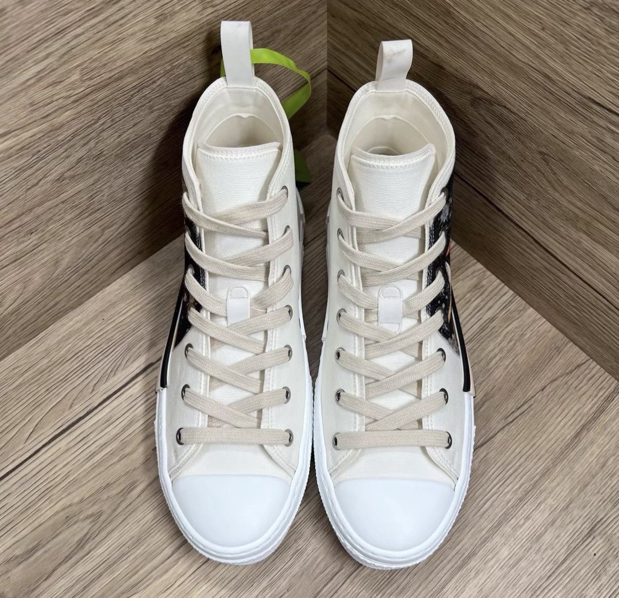 Dior Dior B23 Printed Canvas High-Top Sneakers J41 Size US 6.5 / EU 39-40 - 2 Thumbnail