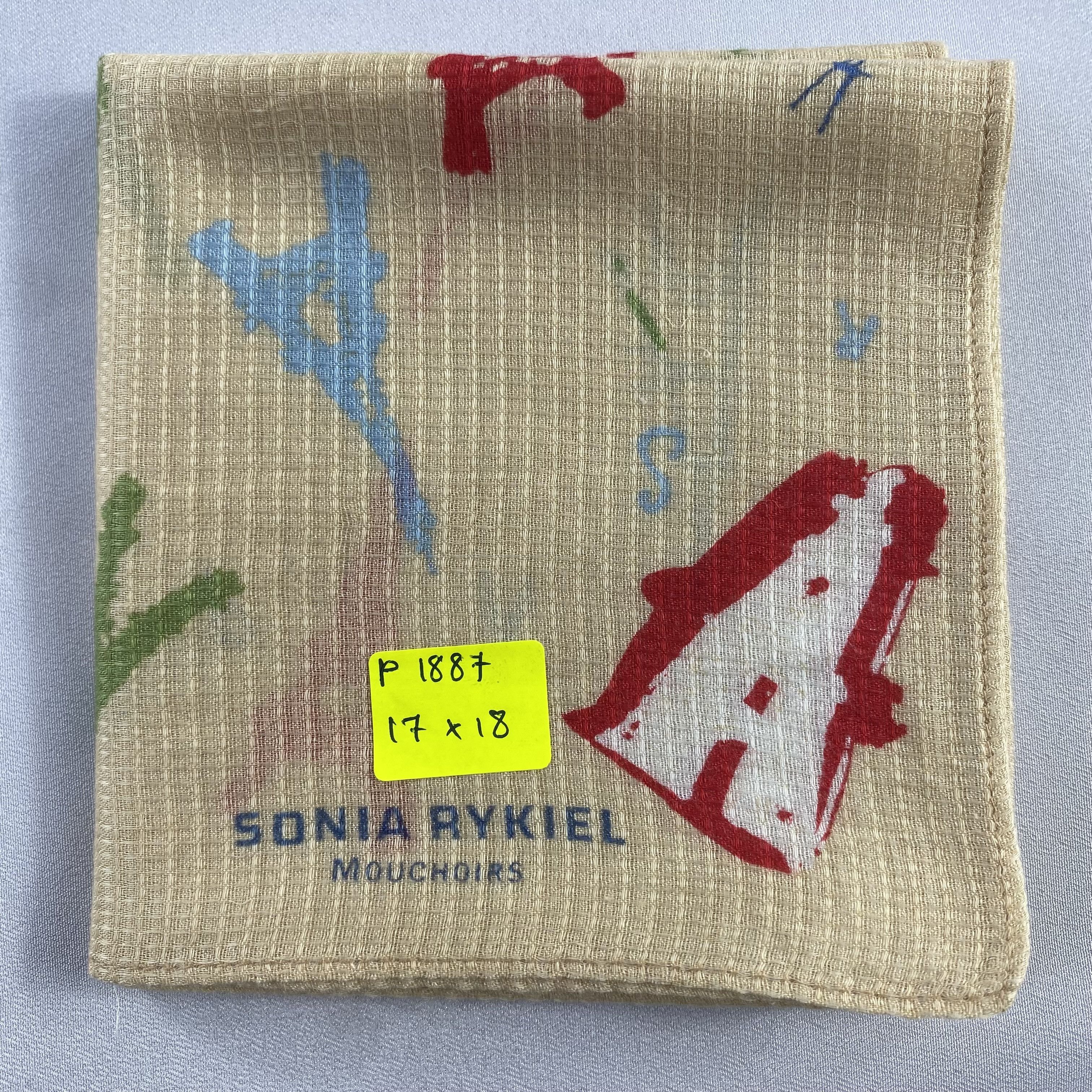 Vintage Sonia Rykiel Bandana/ Handkerchief / Neckerchief-P1887 Size ONE SIZE - 7 Thumbnail