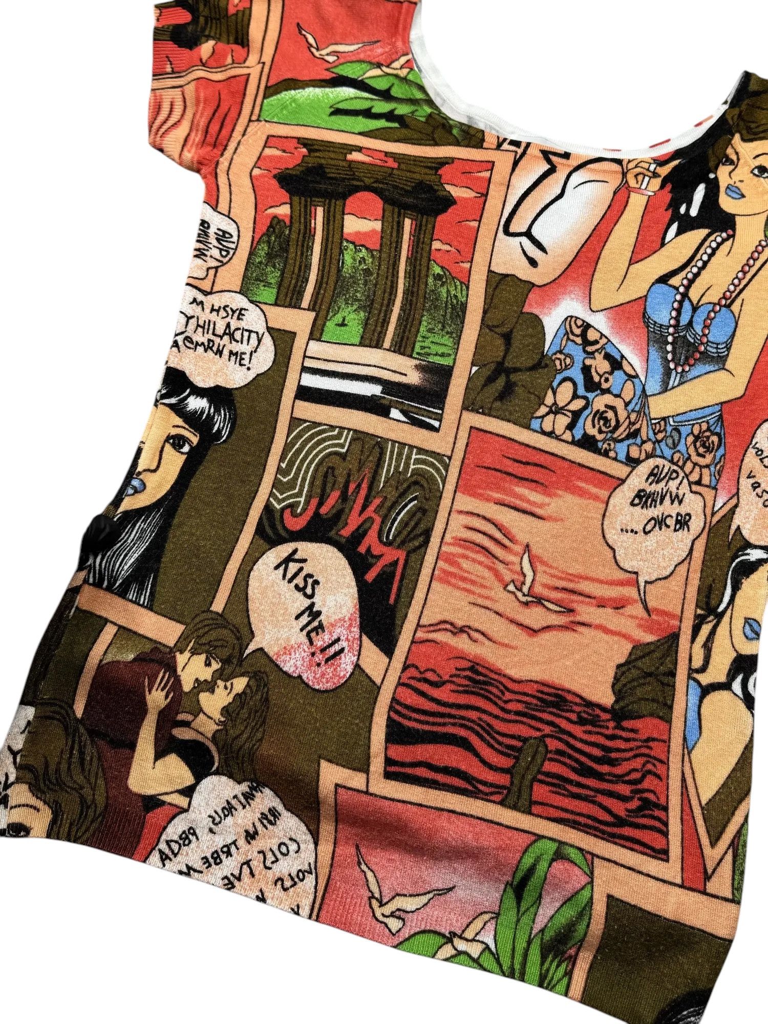 Japanese Brand Printed Tee From The 90s(V190) Size M / US 6-8 / IT 42-44 - 2 Thumbnail