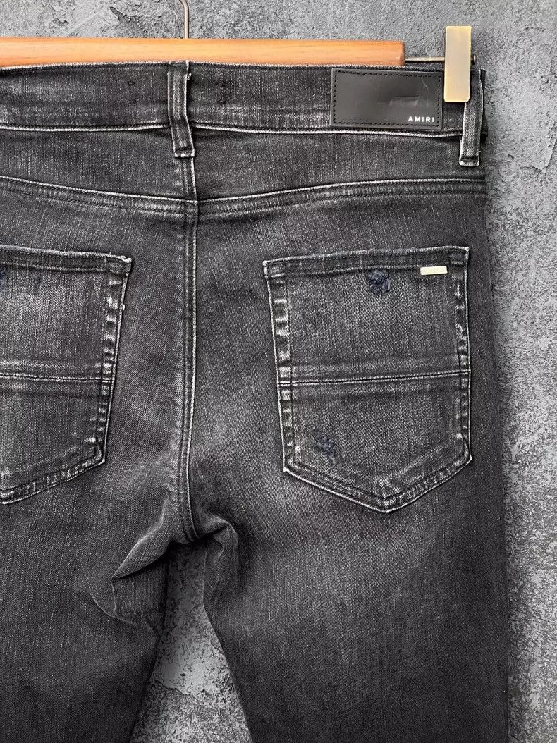 Amiri Amiri Letter Logo Destroyed Wash Denim Jeans Size US 30 / EU 46 - 7 Thumbnail