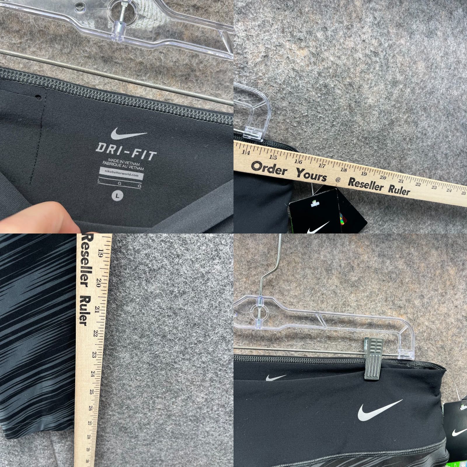 Nike Nike Leggings Women L Black Legend 2.0 Dri-Fit NEW Running Pants Cropped With Pockets Small Inseam 27 in Regular Size Type Shoes? Size 36" / US 14 / IT 50 - 8 Thumbnail