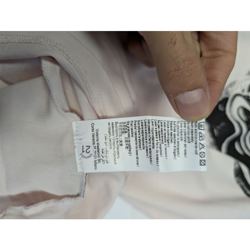 Vivienne Westwood o1rshd1 New Classic Arm & Cutlass T-Shirt in Pink Size US XL / EU 56 / 4 - 19 Thumbnail