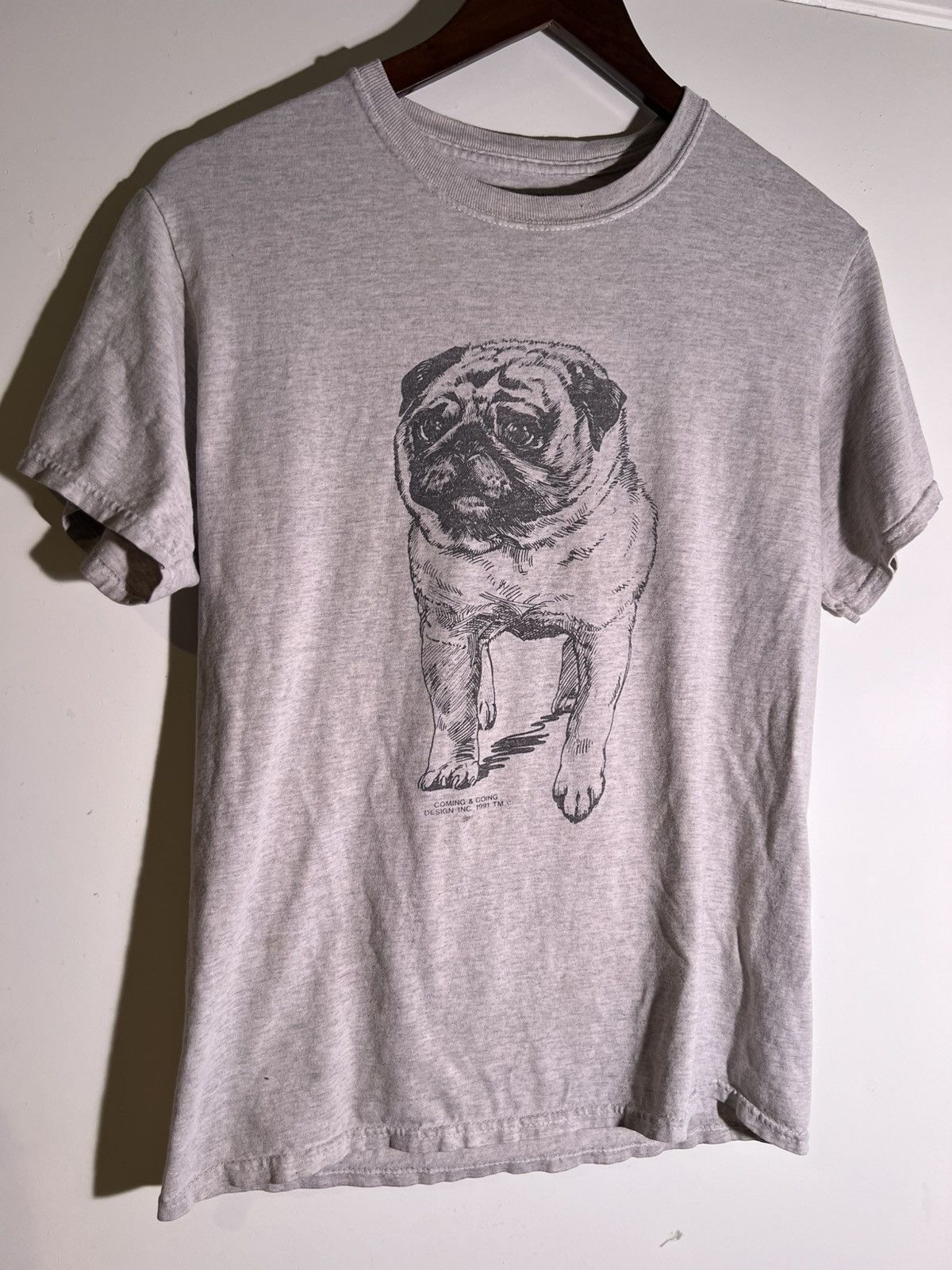 Vintage 90’s 2000’s Y2K VTG Vintage Pug Dog Pet Animal Retro T Shirt Size US S / EU 44-46 / 1 - 1 Thumbnail