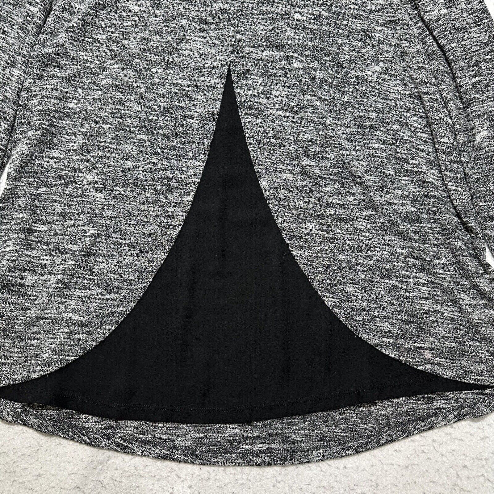 Old Navy Old Navy XL Slit Back Sweater Top Gray Pullover Shirt Size XL / US 12-14 / IT 48-50 - 12 Thumbnail