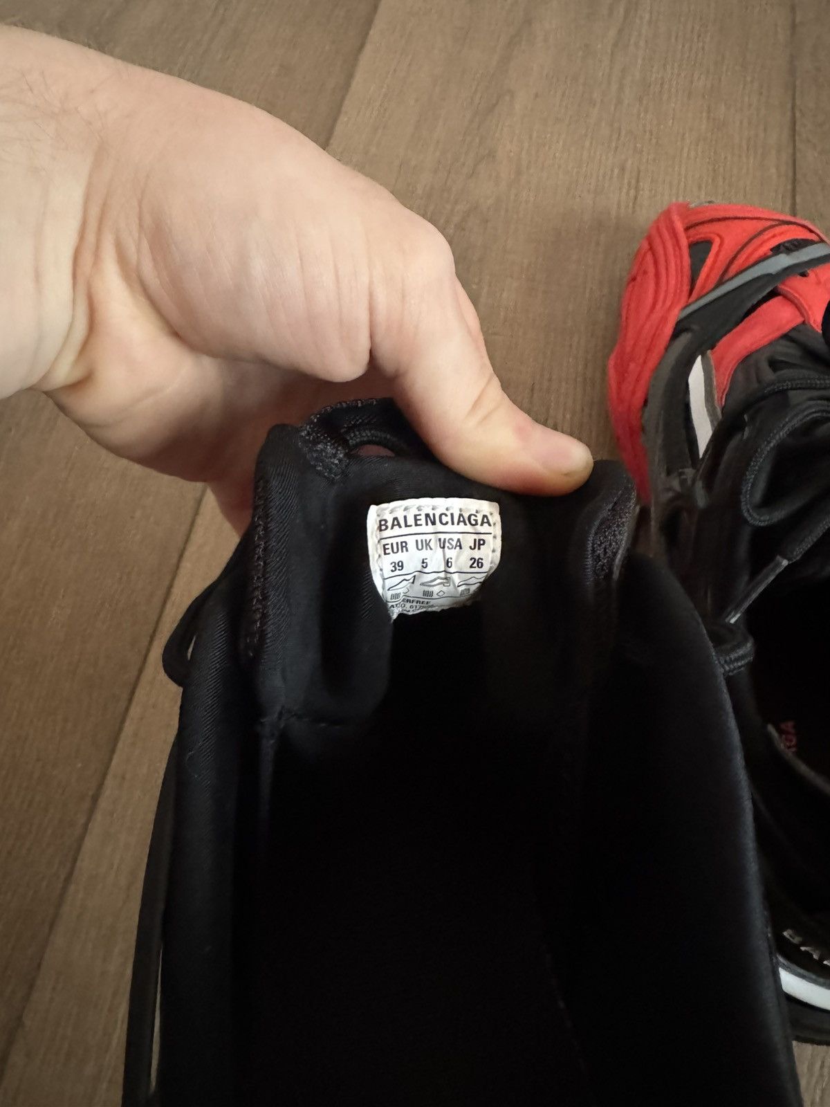 Balenciaga Balenciaga Tyrex low black and red Size US 8 / EU 41 - 6 Thumbnail