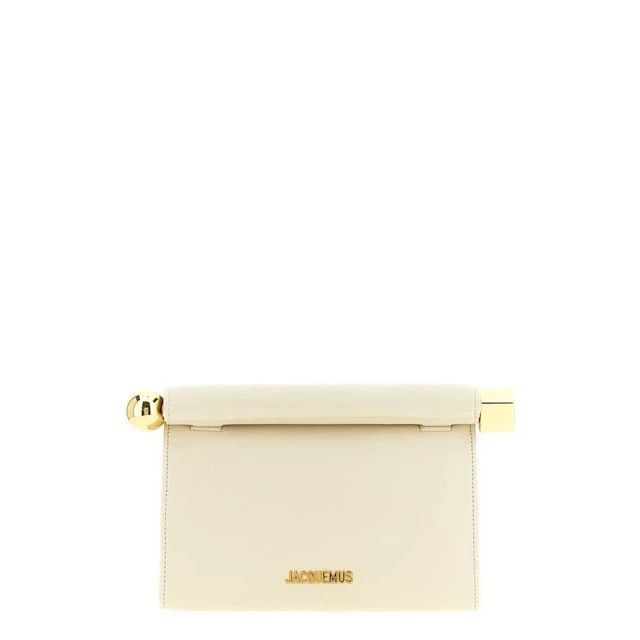 Jacquemus JACQUEMUS Le Sac Rond Carre White Clutch New & Authentic Size ONE SIZE - 1 Thumbnail