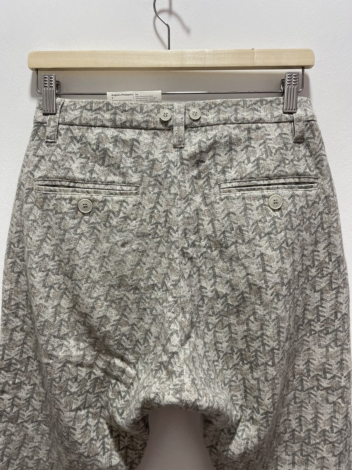 Designer × Issey Miyake × Ne-Net DESIGNER NE-NET CROPPED WOOL PANT Size 28" / US 6 / IT 42 - 11 Thumbnail