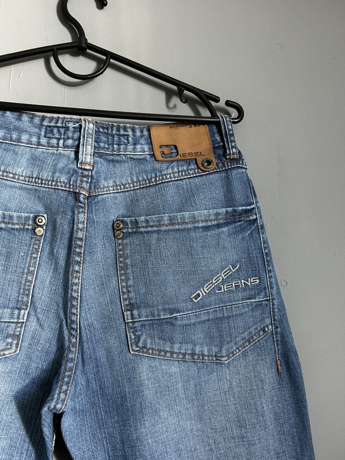 Diesel × Japanese Brand Diesel baggy big logo pants Size US 32 / EU 48 - 8 Thumbnail