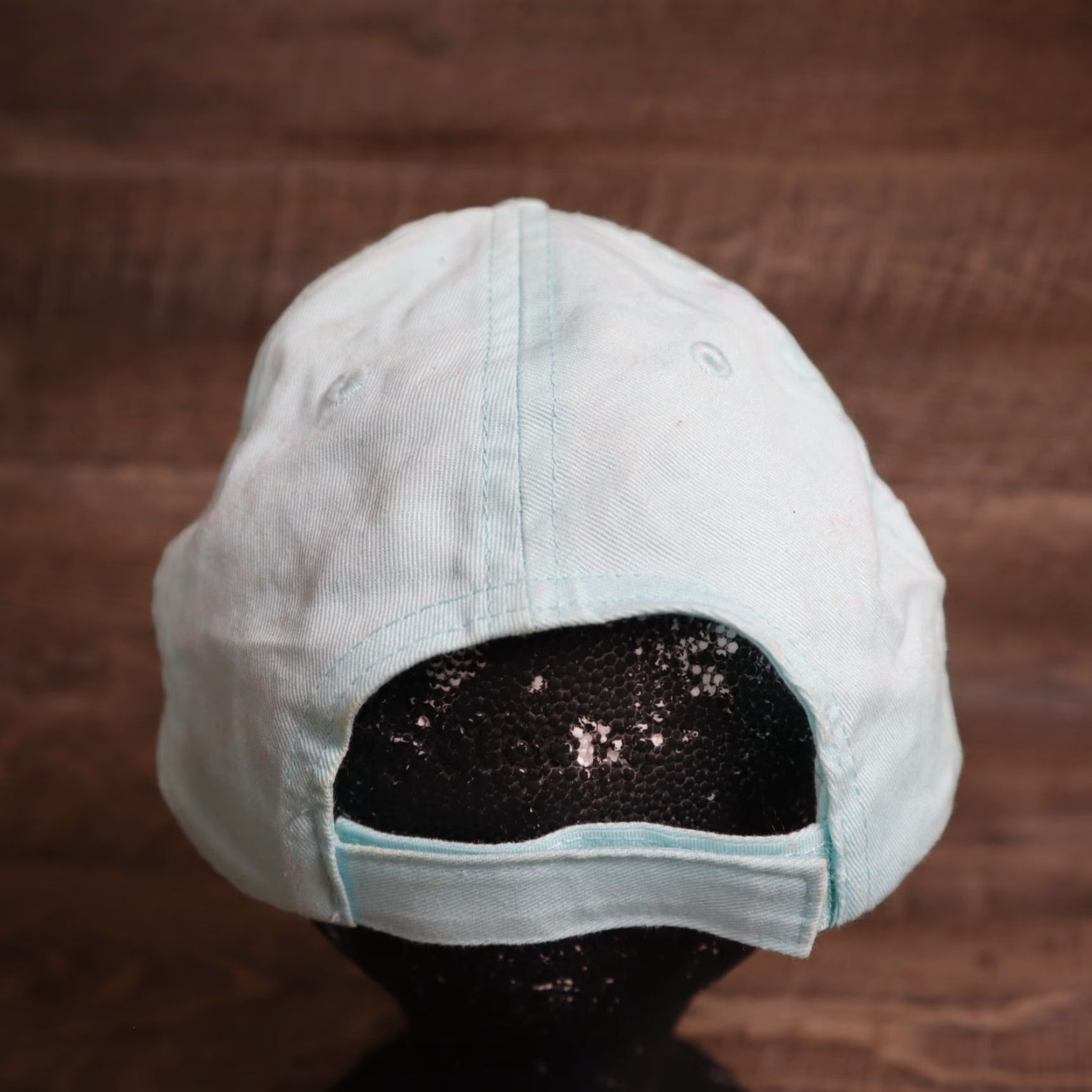 Vintage Beach Cap Womens Adjustable Lightweight Embroidered Baseball Cap Light Blue Red Embroider Size ONE SIZE - 4 Thumbnail